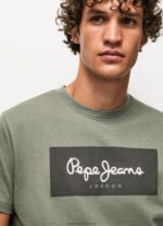 Casting Embroidered Logo Cotton T-Shirt Pepe Jeans L20F2F914 Men - Image 3
