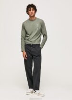 Casting Long Sleeved Cotton T-Shirt Pepe Jeans L20F2F916 Men - Image 2