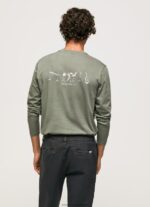 Casting Long Sleeved Cotton T-Shirt Pepe Jeans L20F2F916 Men - Image 4