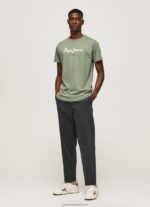 Casting Printed Logo Cotton T-Shirt Pepe Jeans L20F2F920 Men - Image 2