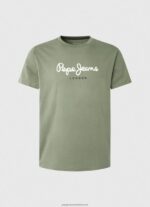 Casting Printed Logo Cotton T-Shirt Pepe Jeans L20F2F920 Men - Image 5