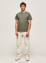 Casting Printed Logo Cotton T-Shirt Pepe Jeans L20F2F949 Men - Image 2