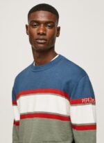 Casting Striped Print Cotton Jersey Pepe Jeans L20F2F849 Men - Image 3