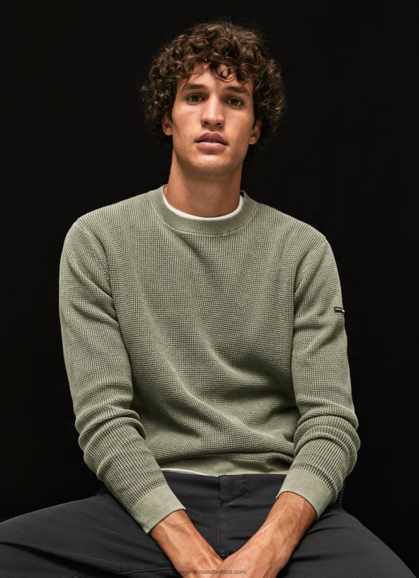 casting_waffle_knit_cotton_jersey_pepe_jeans_l20f2f853_men.jpg Casting Waffle Knit Cotton Jersey Pepe Jeans L20F2F853 Men - Image 1