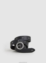 Cedar Wood Circular Logo Suade Belt Pepe Jeans L20F2F763 Women - Image 3