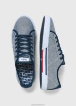 Chambray Basic Chambray Sneakers Pepe Jeans L20F2F1240 Men - Image 3