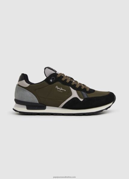 Charcoal Brit Man Studio Retro Sneakers Pepe Jeans L20F2F1202 Men