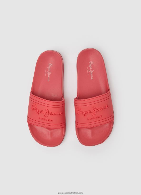 Coral Slider Logo Beach Flip Flops Pepe Jeans L20F2F684 Women - Image 2