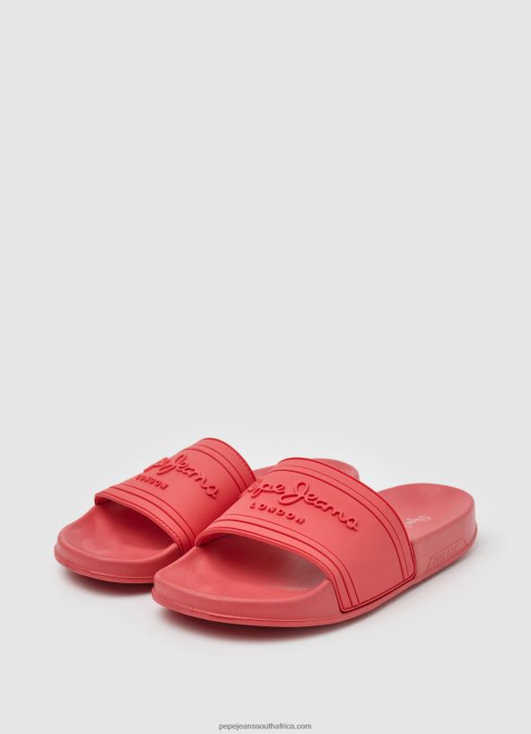 Coral Slider Logo Beach Flip Flops Pepe Jeans L20F2F684 Women - Image 3