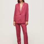 Dark Blush Flowing Chino Pants Pepe Jeans L20F2F296 Women