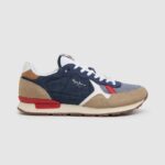 Dark Denim Brit Man Combined Sneakers Pepe Jeans L20F2F1175 Men