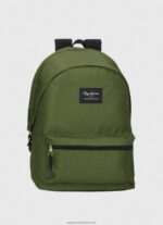 Dark Green Aris Double Zip Performance Backpack Pepe Jeans L20F2F753 Women