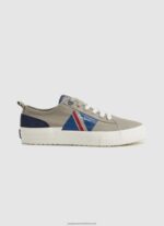 Dark Stone Allen Flag Vulcanized Sneakers Pepe Jeans L20F2F1206 Men