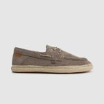 Dark Stone Suede Boat Sneakers Pepe Jeans L20F2F1194 Men