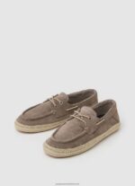 Dark Stone Suede Boat Sneakers Pepe Jeans L20F2F1194 Men - Image 3