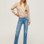 Denim Aubrey Midrise Slim Fit Jeans Pepe Jeans L20F2F69 Women