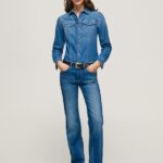 Denim Aubrey Slim Fit Midrise Jeans Pepe Jeans L20F2F68 Women