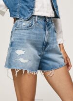 Denim Balloon Fit Denim Shorts Pepe Jeans L20F2F481 Women - Image 3