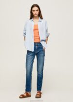 Denim Carey Midrise Relaxed Fit Jeans Pepe Jeans L20F2F80 Women