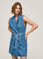 Denim Carmen Short Denim Dress Pepe Jeans L20F2F154 Women