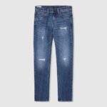 Denim Cashed Midrise Slim Fit Jean Pepe Jeans L20F2F1578 Boy