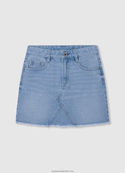 Denim Cotton Denim Mini Skirt Pepe Jeans L20F2F1378 Girl