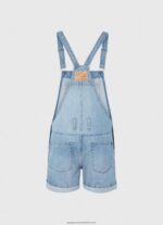 Denim Cotton Denim Short Dungarees Pepe Jeans L20F2F175 Women - Image 5