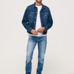 Denim Crane Midrise Slim Fit Jeans Pepe Jeans L20F2F795 Men