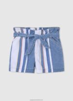 Denim Culotte Fit Denim Shorts Pepe Jeans L20F2F1509 Girl - Image 4