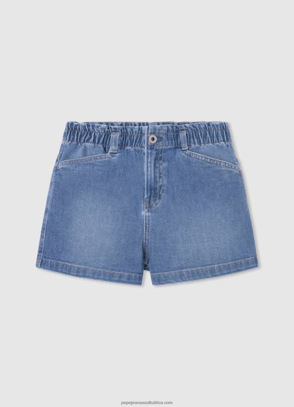 denim_culotte_fit_denim_shorts_pepe_jeans_l20f2f1509_girl.jpg Denim Culotte Fit Denim Shorts Pepe Jeans L20F2F1509 Girl - Image 1
