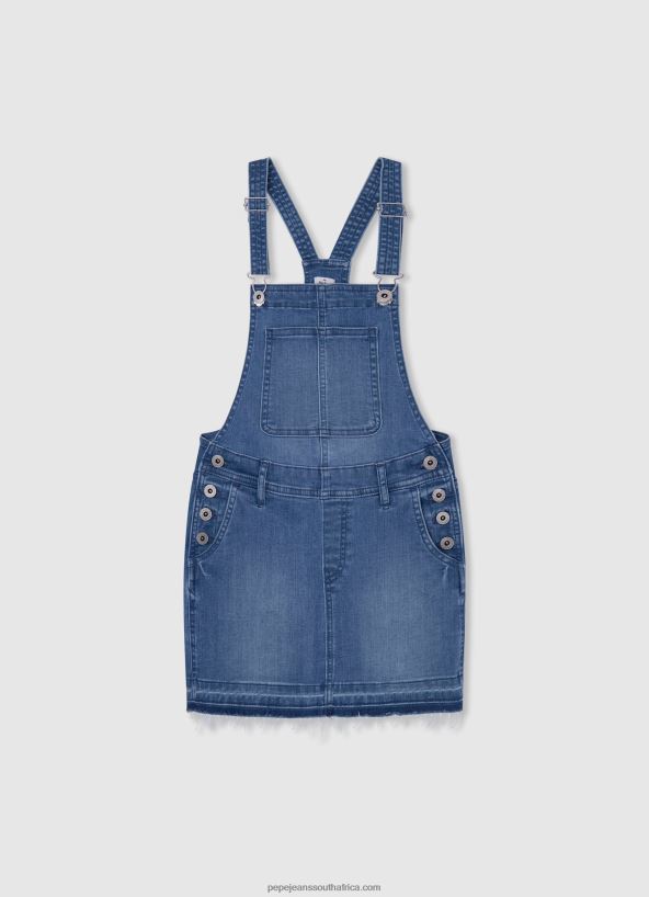 denim_denim_dungaree_dress_pepe_jeans_l20f2f1384_girl.jpg Denim Denim Dungaree Dress Pepe Jeans L20F2F1384 Girl - Image 1