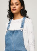 Denim Denim Dungaree Dress Pepe Jeans L20F2F162 Women - Image 3