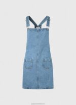 Denim Denim Dungaree Dress Pepe Jeans L20F2F162 Women - Image 5