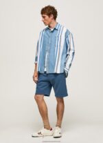 Denim Devon Oversized Denim Overshirt Pepe Jeans L20F2F1021 Men - Image 3