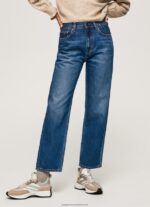 Denim Dover High Waisted Relaxed Fit Jeans Pepe Jeans L20F2F83 Women - Image 2