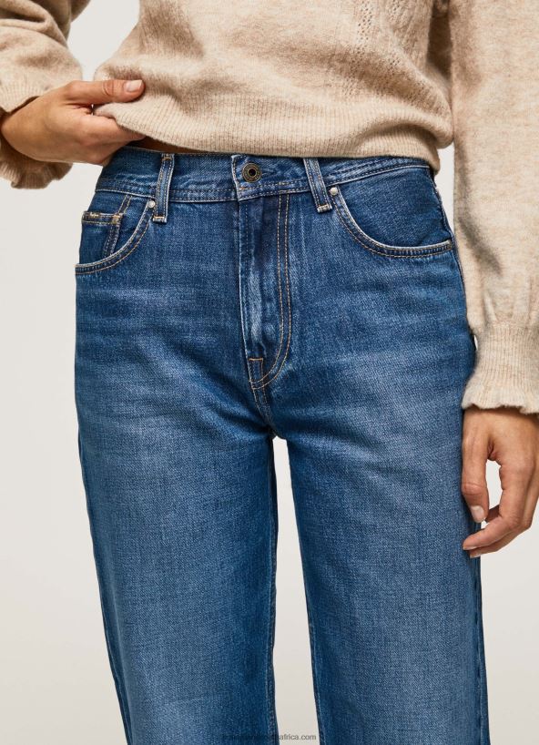 Denim Dover High Waisted Relaxed Fit Jeans Pepe Jeans L20F2F83 Women - Image 3