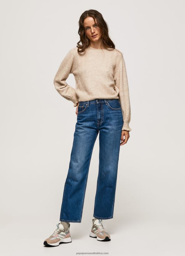 Denim Dover High Waisted Relaxed Fit Jeans Pepe Jeans L20F2F83 Women - Image 1