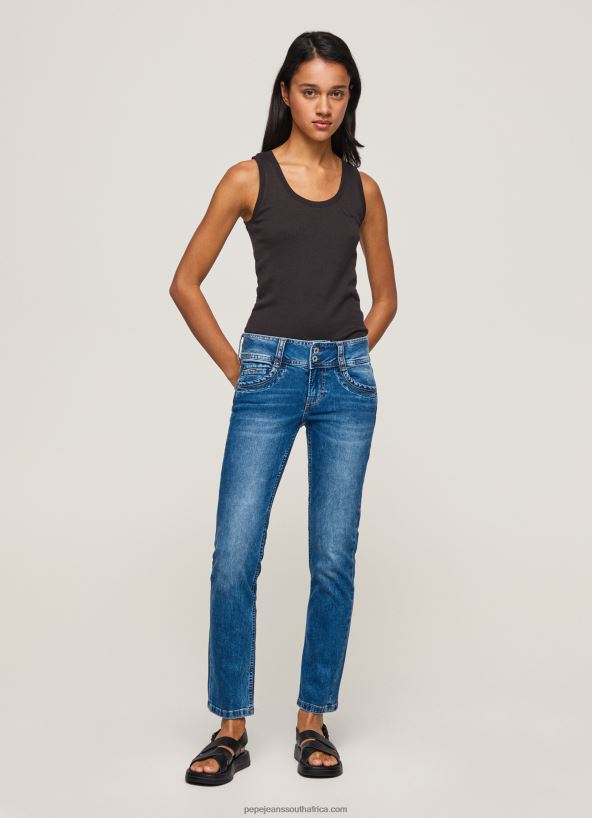 Denim Gen Straight Fit Mid Waist Jeans Pepe Jeans L20F2F32 Women - Image 1