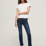 Denim Gen Straight Fit Mid Waist Jeans Pepe Jeans L20F2F4 Women