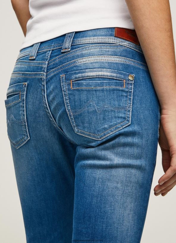 Denim Gen Straight Fit Mid Waist Jeans Pepe Jeans L20F2F6 Women - Image 5