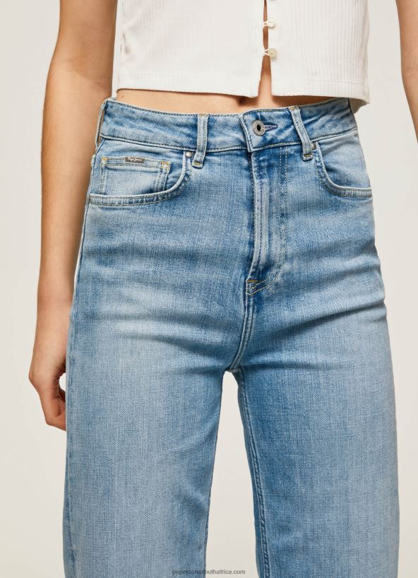 Denim Lexa Sky High Waisted Wide Fit Jeans Pepe Jeans L20F2F90 Women - Image 3