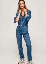 Denim Long Cotton Denim Jumpsuit Pepe Jeans L20F2F147 Women - Image 2