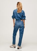 Denim Long Cotton Denim Jumpsuit Pepe Jeans L20F2F147 Women - Image 4
