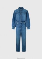 Denim Long Cotton Denim Jumpsuit Pepe Jeans L20F2F147 Women - Image 5