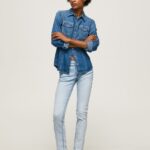 Denim New Brooke Midrise Regular Fit Jeans Pepe Jeans L20F2F10 Women