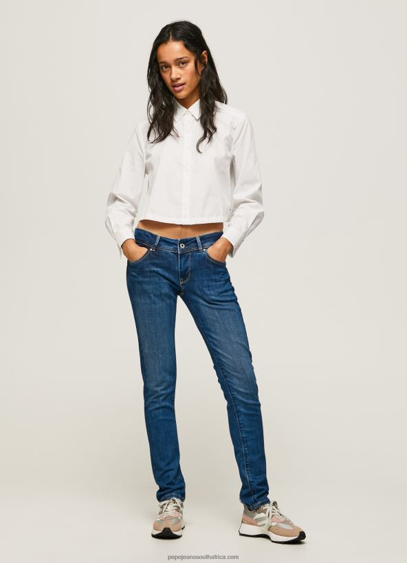 Denim New Brooke Midrise Regular Fit Jeans Pepe Jeans L20F2F11 Women - Image 1