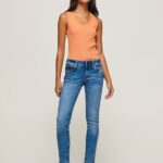 Denim New Brooke Midrise Regular Fit Jeans Pepe Jeans L20F2F27 Women