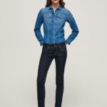 Denim New Brooke Slim Fit Mid Waist Jeans Pepe Jeans L20F2F9 Women