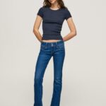 Denim New Gen Midrise Regular Fit Jeans Pepe Jeans L20F2F12 Women