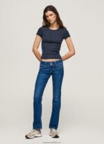 Denim New Gen Midrise Regular Fit Jeans Pepe Jeans L20F2F12 Women
